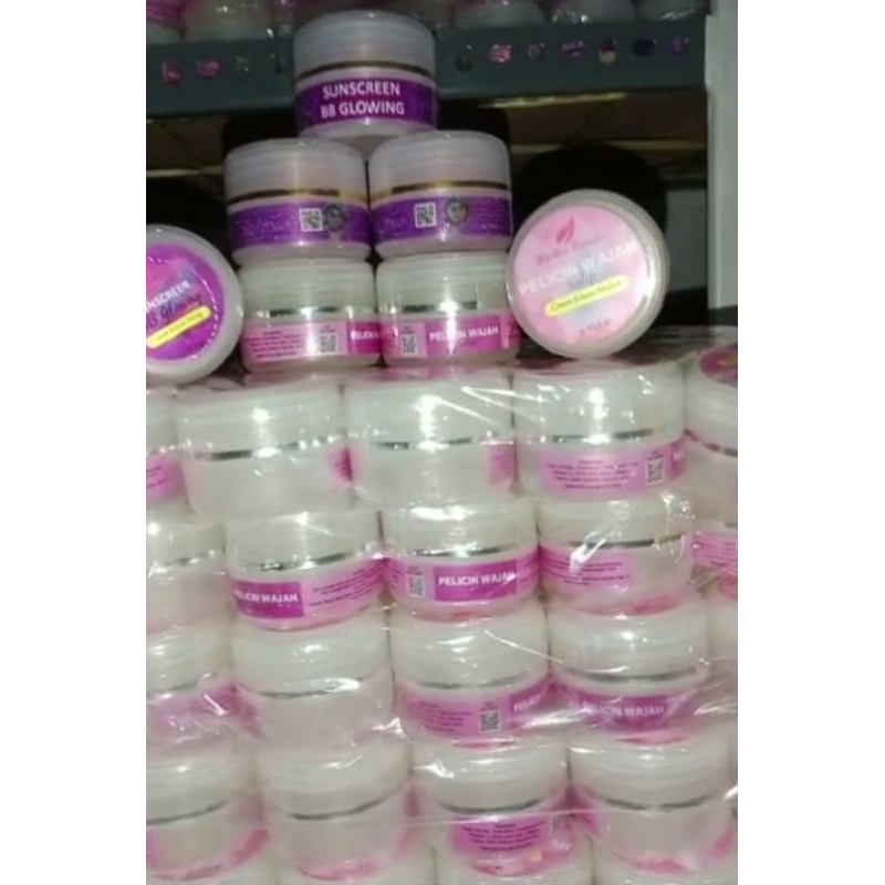 Salep pelicin barbie beuaty salep glowing pelicin wajah bb glow sunscreen pelicin