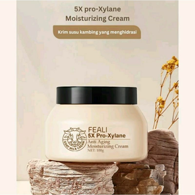 MOISTURIZER FEALI | AND GOAT MILK | ANTI AGING | PELEMBAB WAJAH | 5X PRO XYLANE |