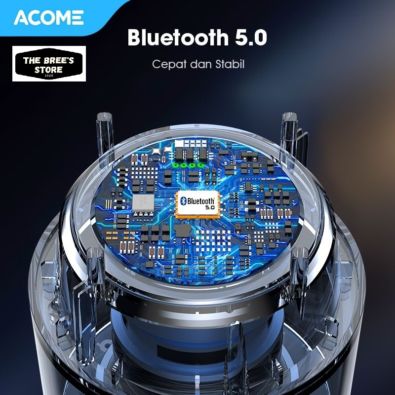 ACOME Speaker Stereo Bluetooth 5.0 TWS 5W Portable Ultra Bass Garansi Resmi 1 thn A11