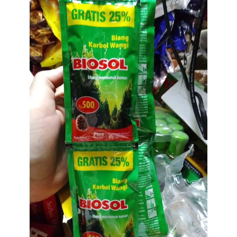 Biosol saset ecer 500 isi 12/pak