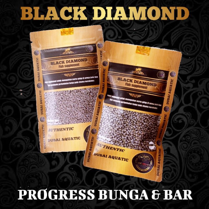 PELET BLACK DIAMOND MERANGSANG BAR & bunga