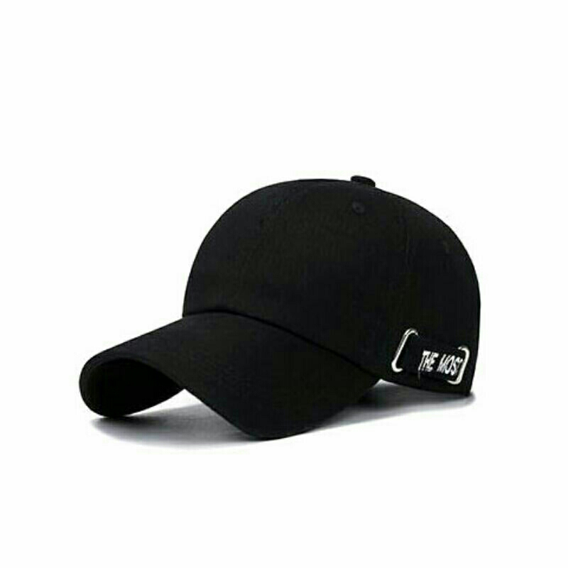 Topi Baseball Golf Sport Fashion Unisex k01 Black