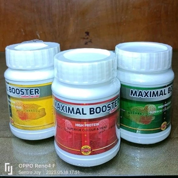 Pelet Louhan Premium 300gr Untuk Ikan Louhan(Super Pink , Yellow & Spirulina) / Pakan Louhan