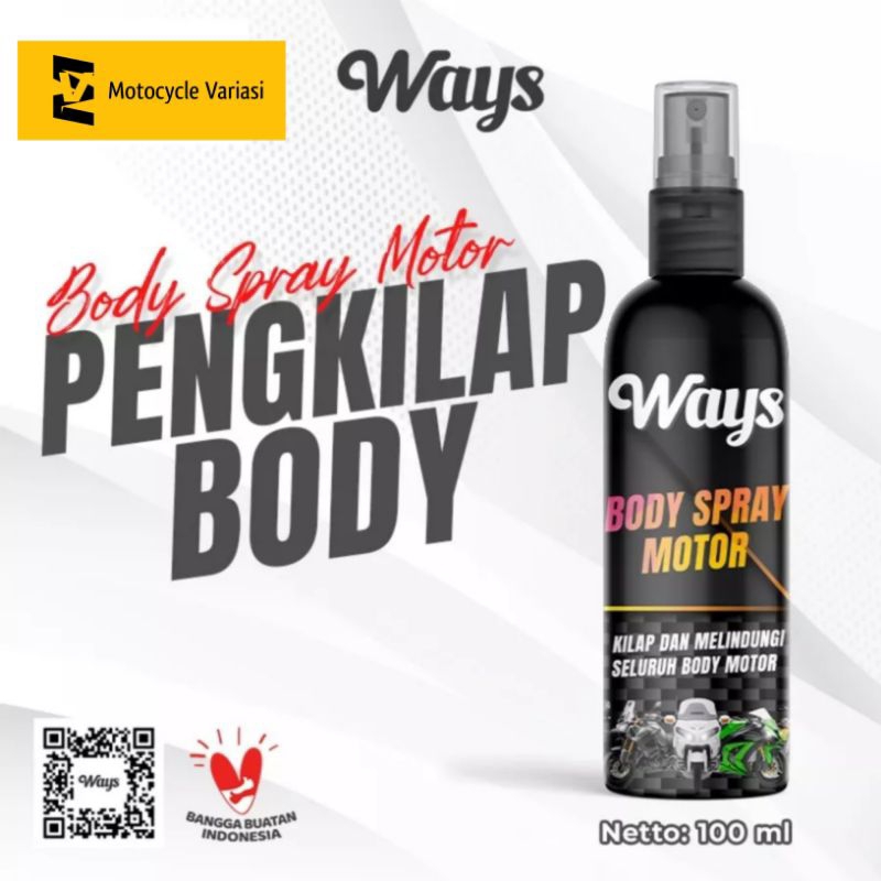 Body Spray Pengkilap Body Motor Dan Mobil Universal