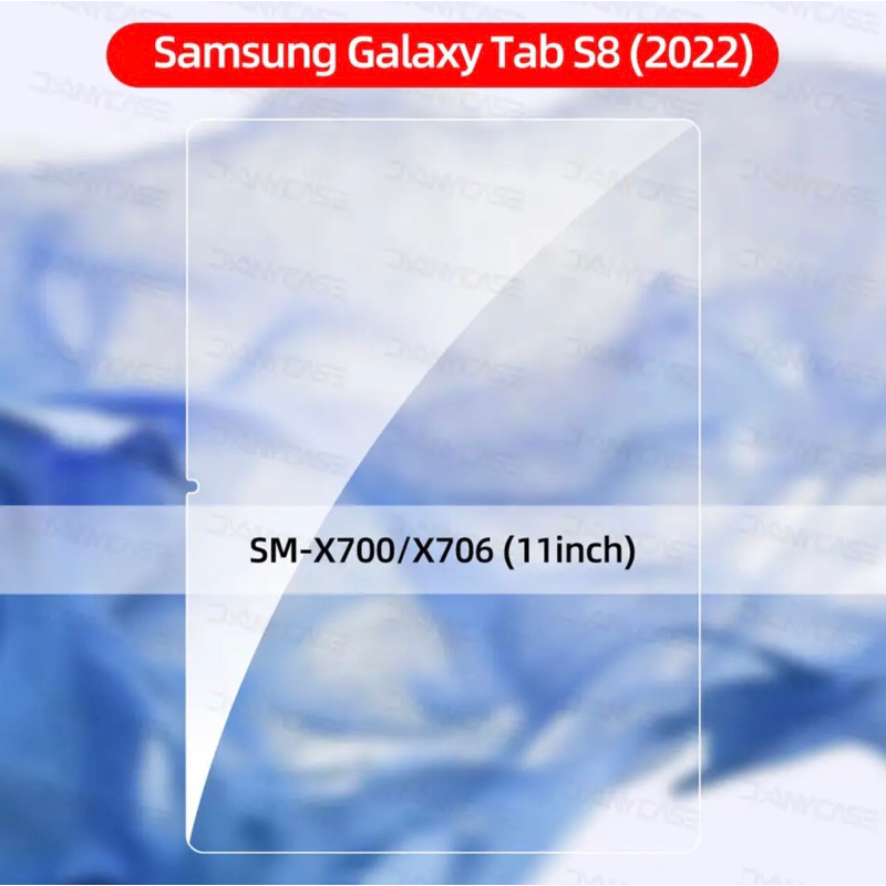 TG TAB BENING SCREEN PROTECTOR  TEMPERED GLASS SAMSUNG TAB S8/X700/X706