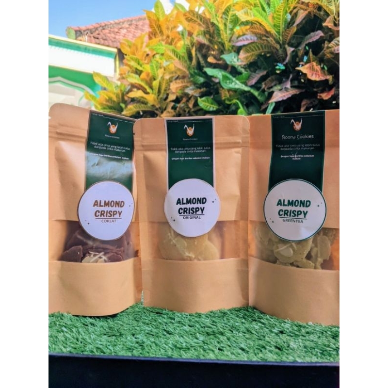 

almond crispy rasa greentea