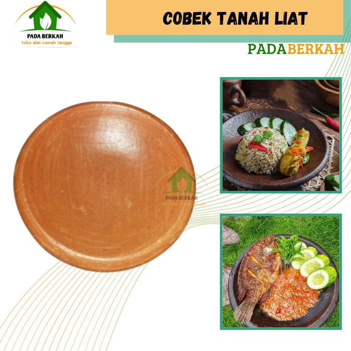 READY STOK Cobek Tanah Liat Cobek Bakar Cobek Sambal Bakar Cobek Tanah Liat Coet Tanah Liat Merah BI
