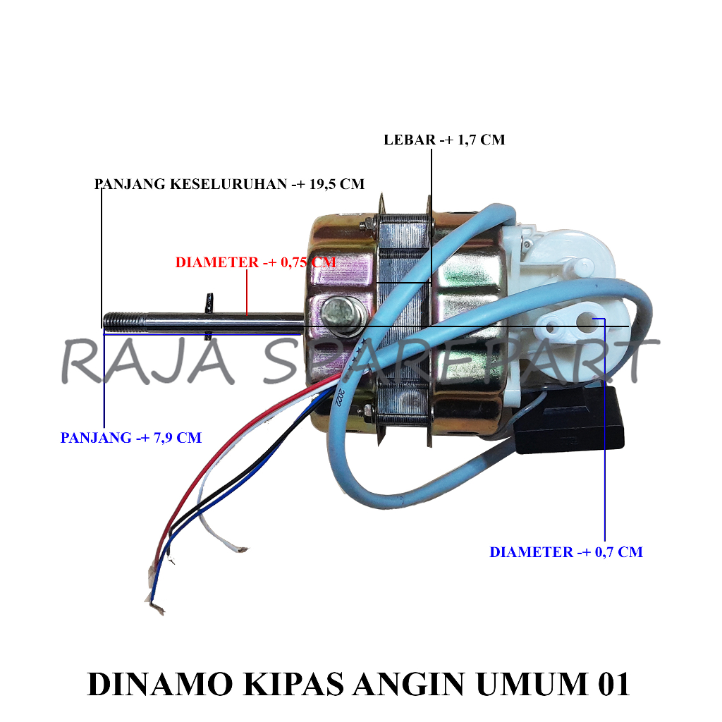 DINAMO KIPAS ANGIN / MOTOR KIPAS ANGIN UMUM