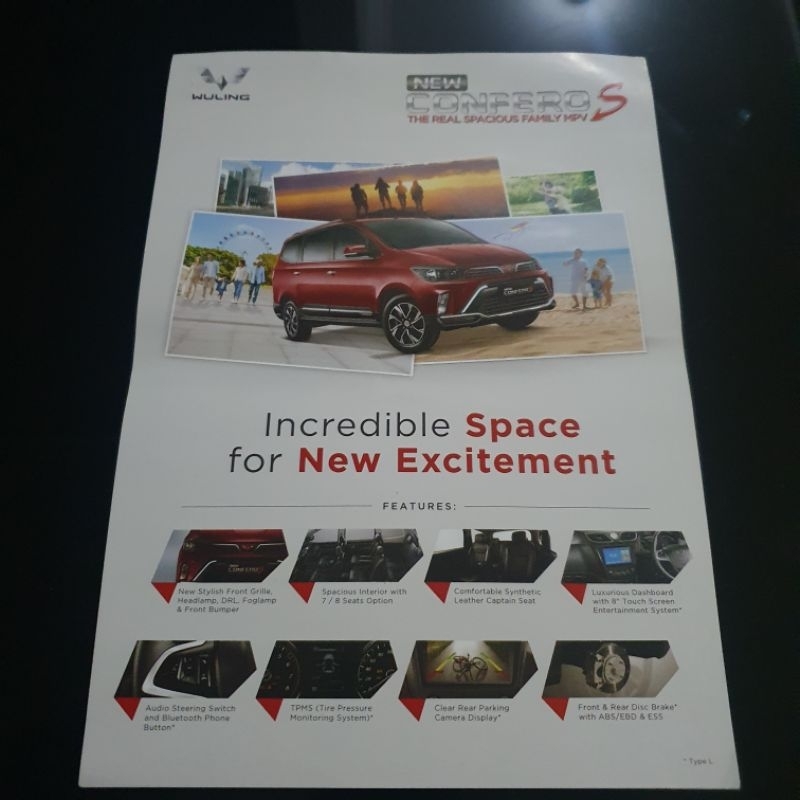 Brosur Wuling Confero S ( flyer )