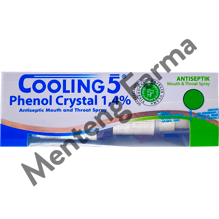 Cooling 5 Spray (Cool Mint) - Obat Sariawan dan Sakit Tenggorokan
