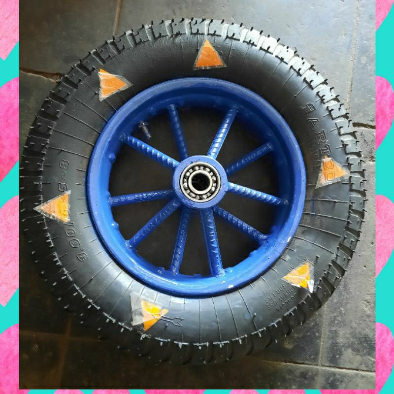 Roda Gerobak Ring 8 (Bisa buat Arco)