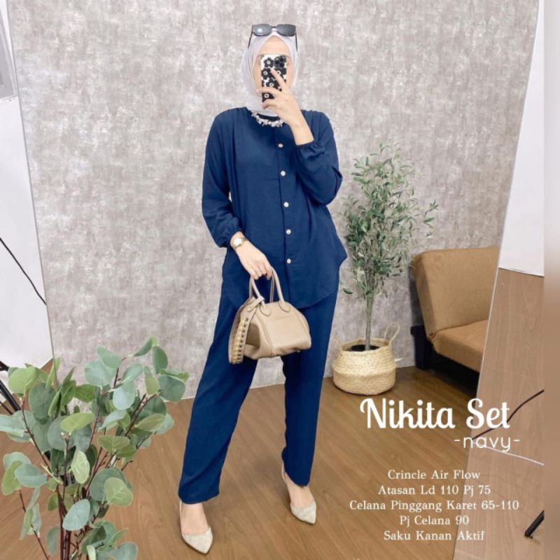 NIKITA SETELAN BAJU WANITA TERBARU