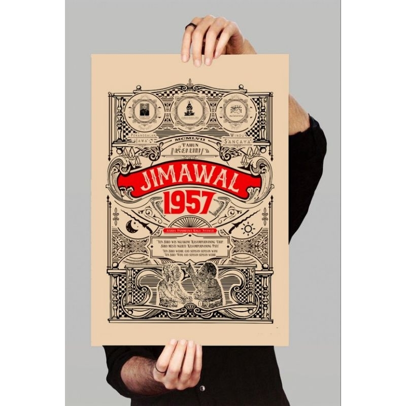 

kalender Jawa tahun JIMAWAL 1957