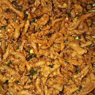 

KERIPIK USUS CRISPY PEDAS DAUN JERUK KRIPIK USUS KRISPI RENYAH GURIH 100gr