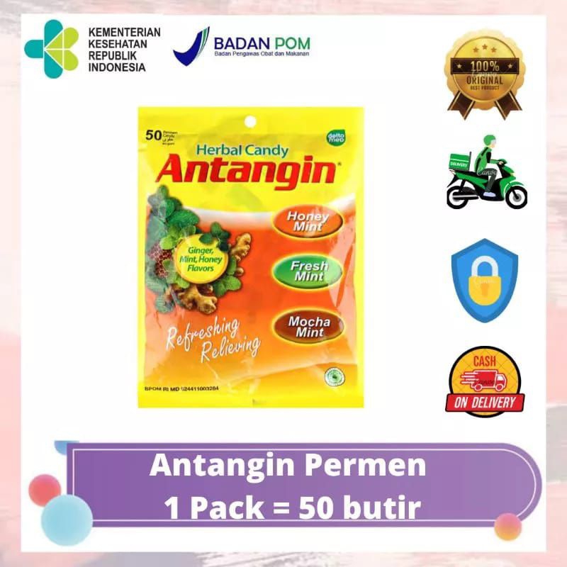 

Permen Antangin Herbal isi 50 pcs Pack Besar