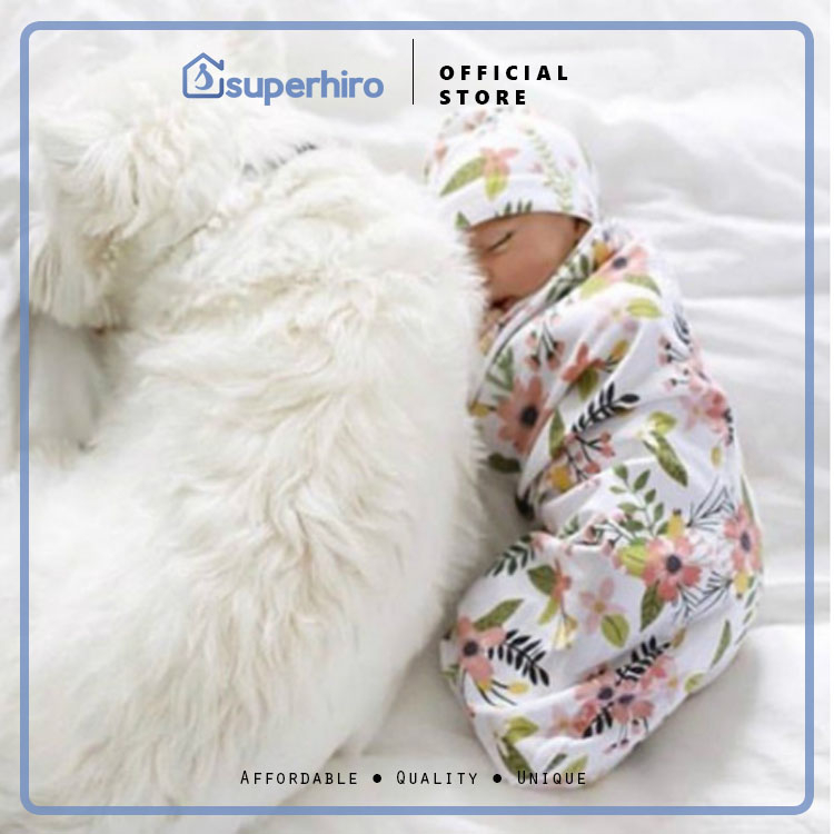 Sleeping Bag Baby Selimut Topi Bayi Super Soft Cotton Premium