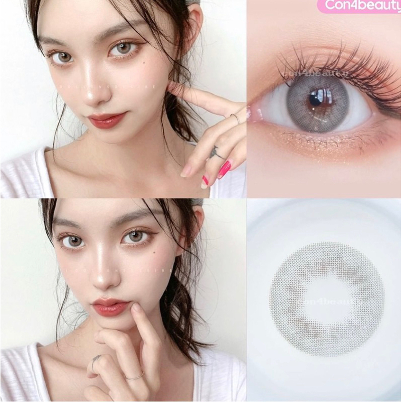 Softlens Princess Idol Desire Euro Gray / Grey / Abu Normal Minus Beda Minus