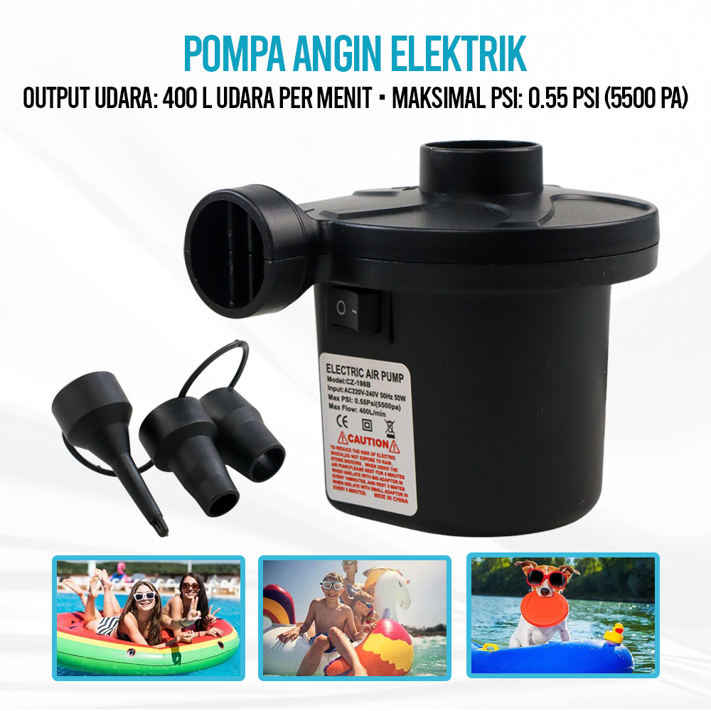 Elektrik Pompa Angin Mini Portable Air Pump Vaccuum Compression Portable