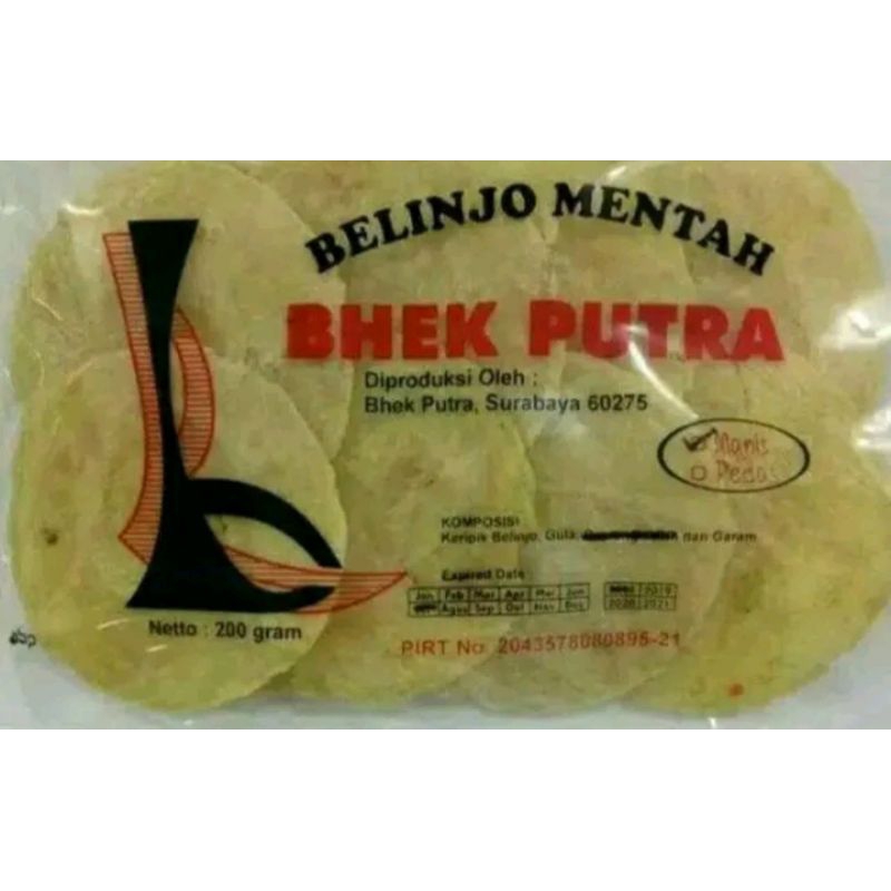 

blinjo / belinjo mentah bhek putra