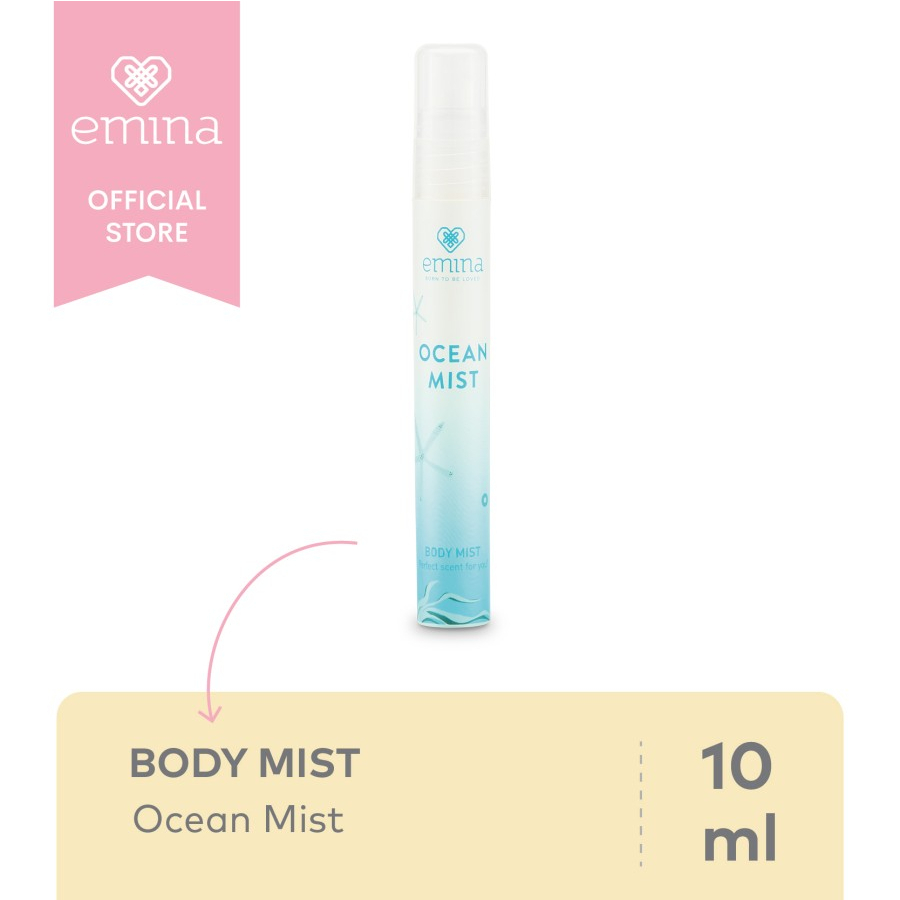 ✨ AKU MURAH ✨ Emina Body Mist 10 ML /  Parfum Wanita Aroma Menyegarkan [BPOM]
