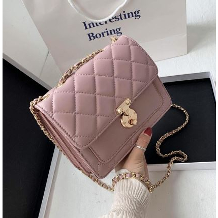Tas selempang Import murah rantai wanita Premium hand bag R8M2 jinjing Fashion kekinian Crossbody te