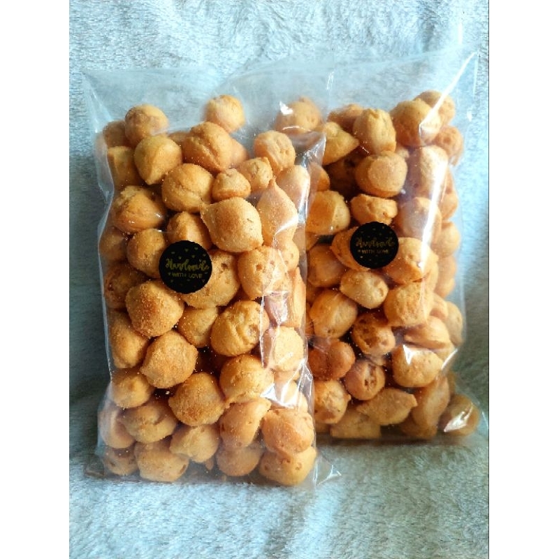 

[Snack kiloan] 100g Soes kering Keju Gurih