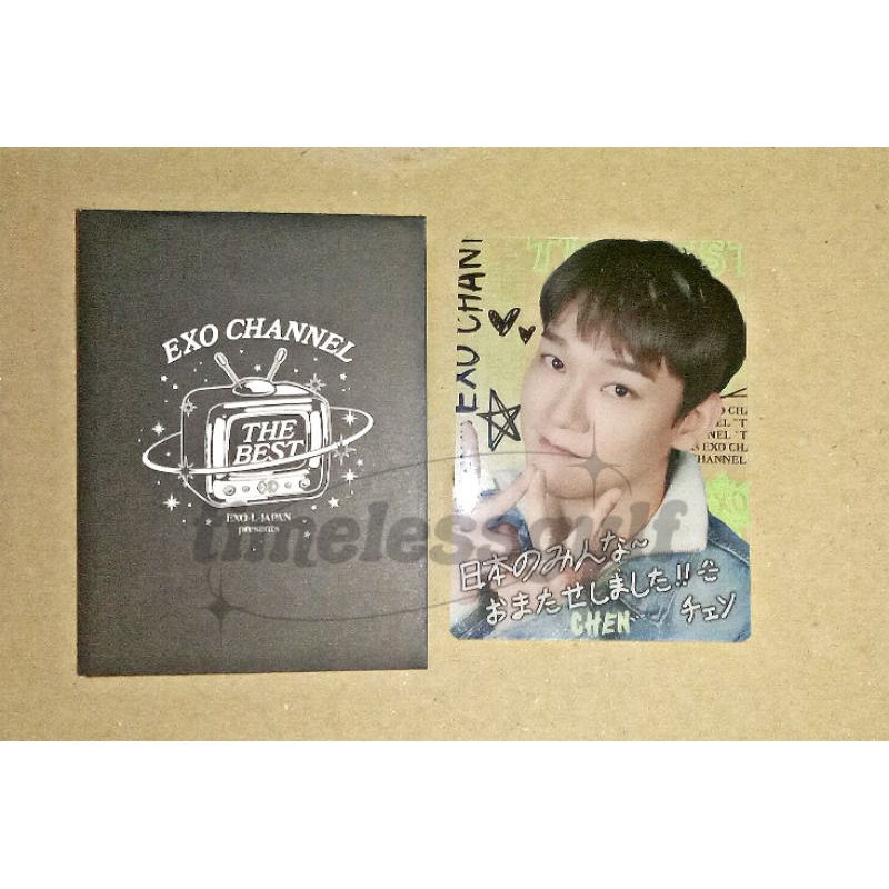 Chen transparent card fanmeet japan exo md