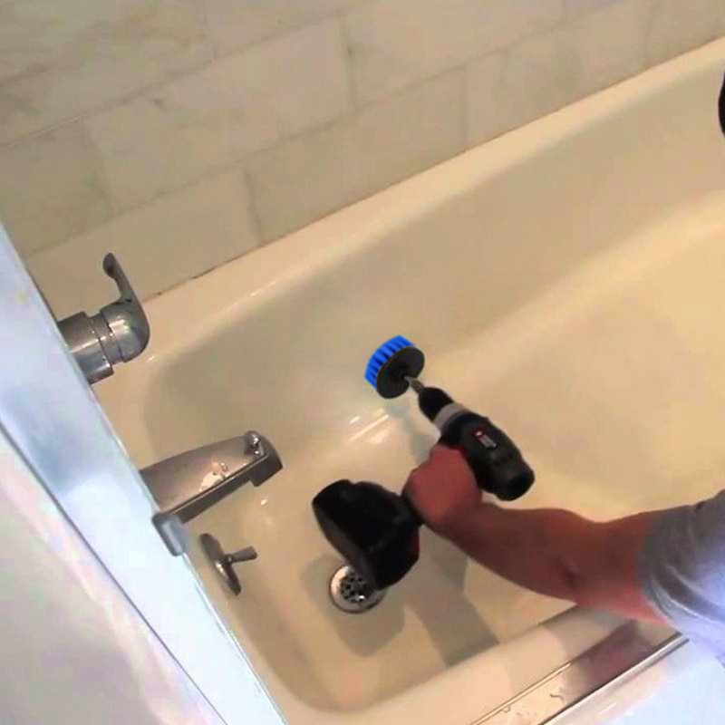 KEPALA SIKAT BOR ELEKTRIK Cordless Drill Brush Alat Pembersih Serbaguna Sikat Bor Listrik Power