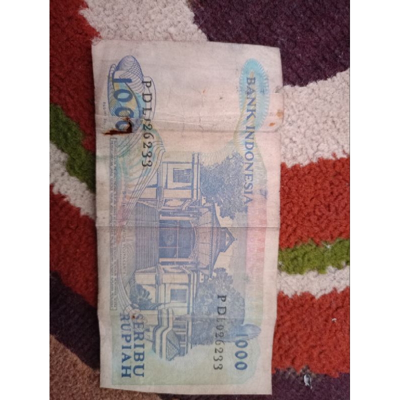 uang 1000 rupiah emisi 1987