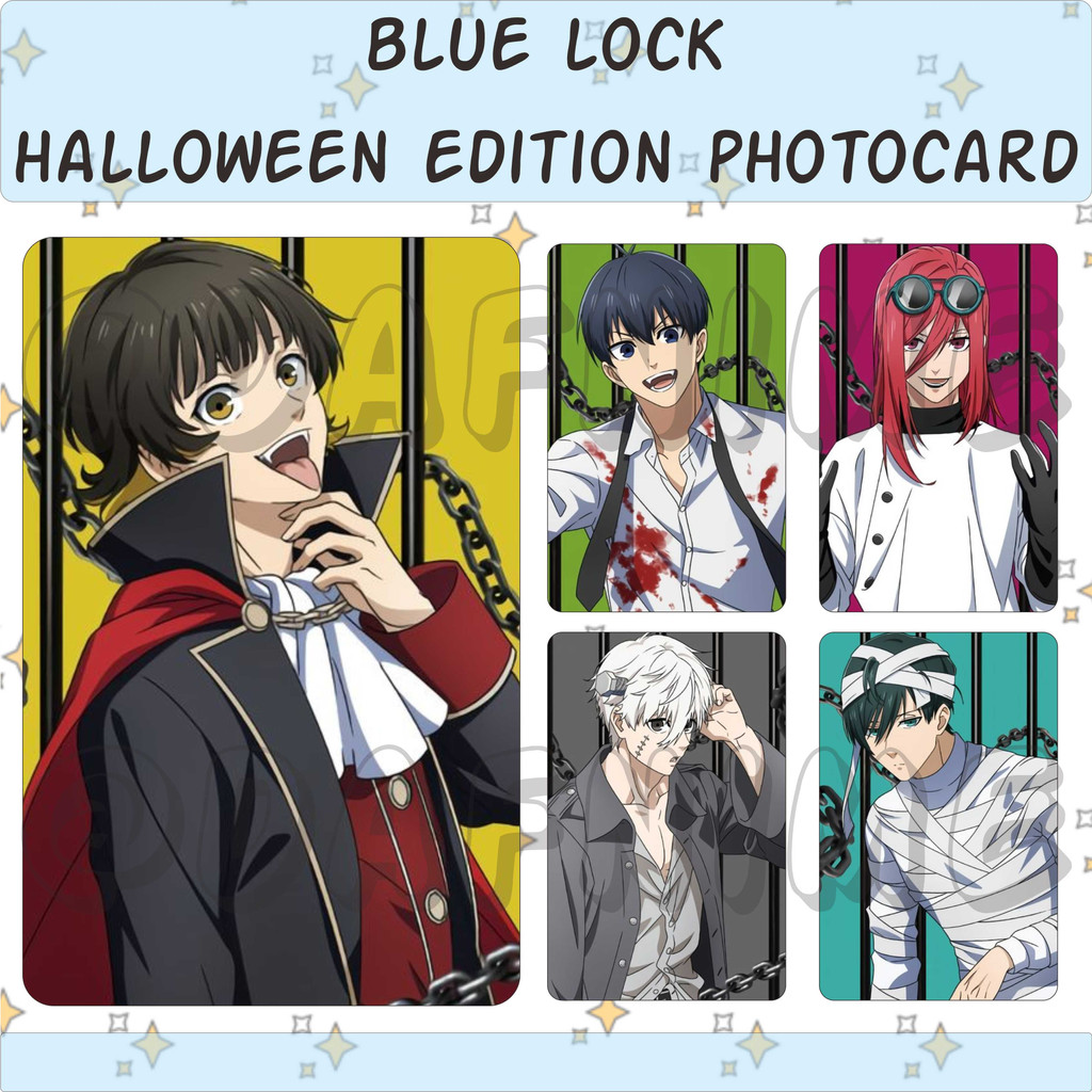 BLUE LOCK HALLOWEEN EDITION PHOTOCARD ANIME