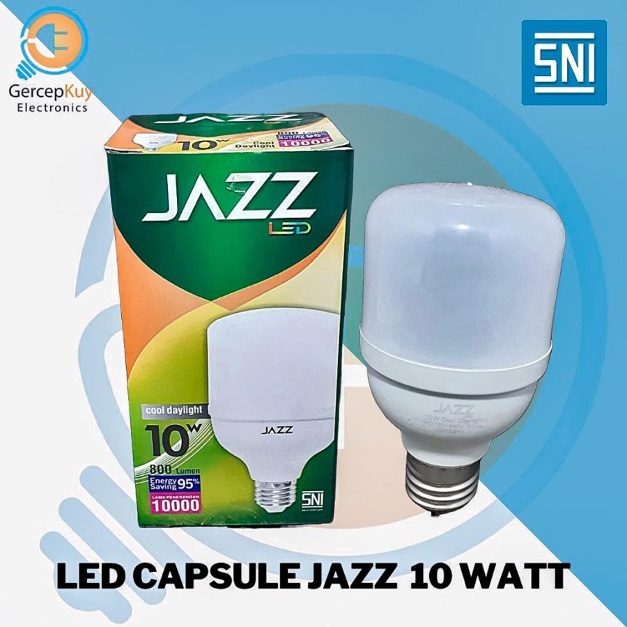 Lampu LED Capsule JAZZ 10 Watt PUTIH E27