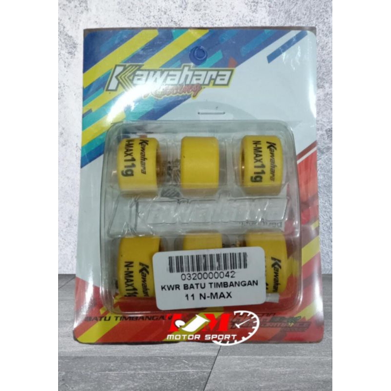 ROLLER NMAX/IM3/XEON KAWAHARA UKURAN 10 GRAM/ 11 GRAM