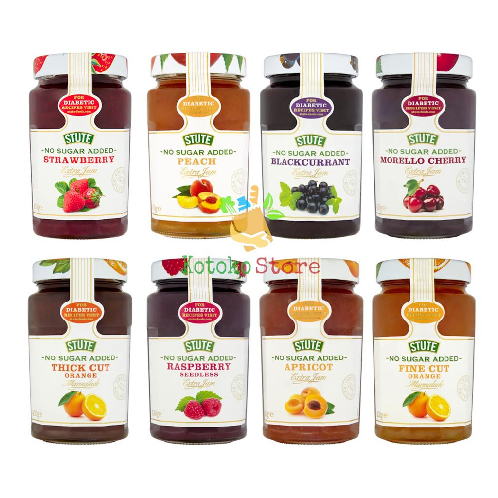

Selai Stute Diabetic Jam No Added Sugar/Selai Diabetes Diet Keto 430gr