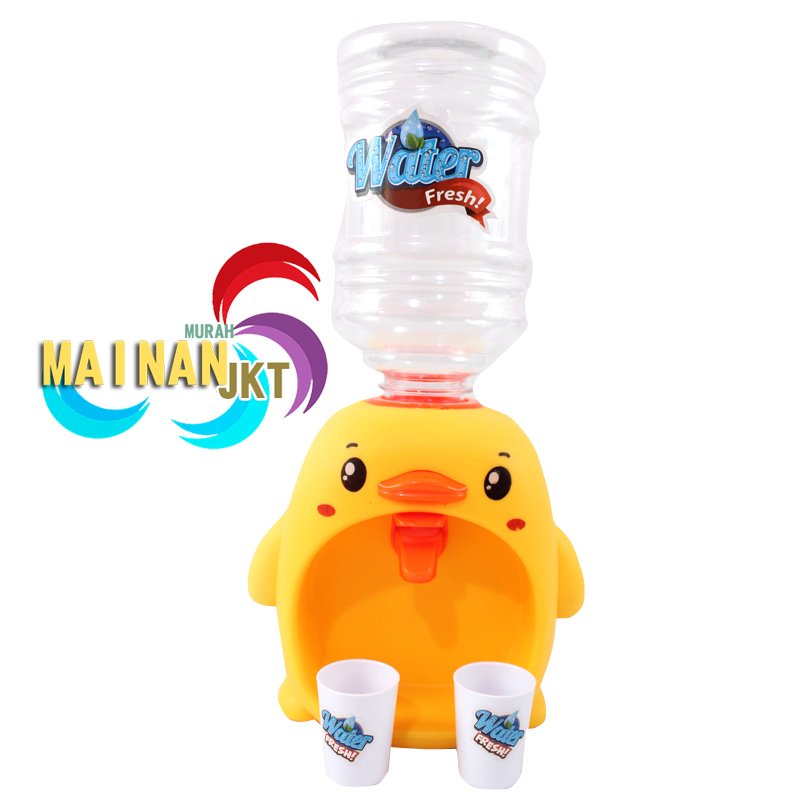 MAINANKEI MAINAN ANAK MURAH YK2 ANIMAL WATER DISPENSER PENGUIN 2 GELAS MAINAN DISPENSER GALON AIR MINUM