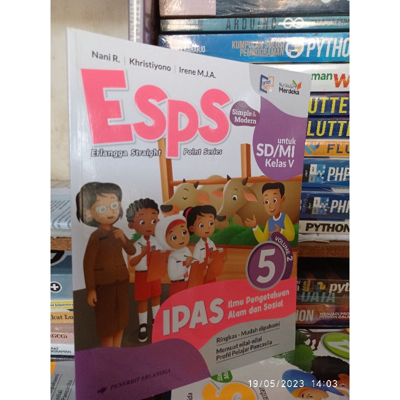 

ESPS IPAS kelas 5 volume 2 sd kurikulum merdeka penerbit erlangga