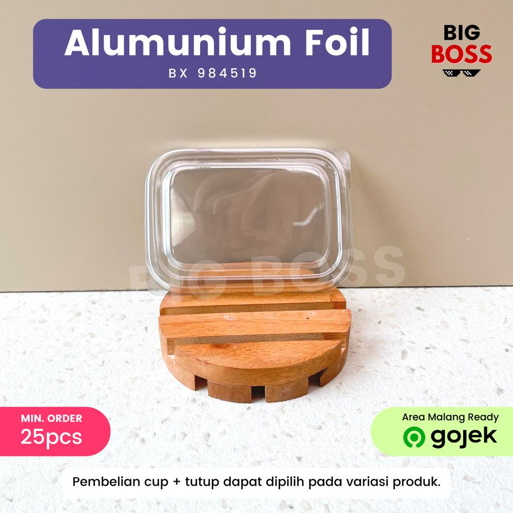 Aluminium Foil Tray BX-984519 + Tutup Cup Macaroni Schotel / Baked Pastel Tutup / Lasagna Nasi Mentai / Klapertart 140ml