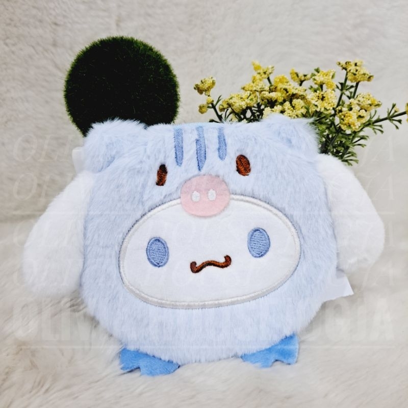 Dompet Koin Cinnamoroll Biru Bulu Mini Pouch Cinnamoroll Biru Bulu Dompet Cinnamoroll Biru Mini