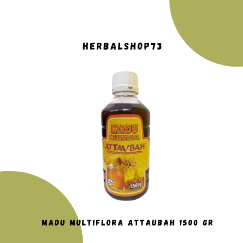 

Madu Multiflora ATTAUBAH 1500gr Madu Murni Penambah Stamina