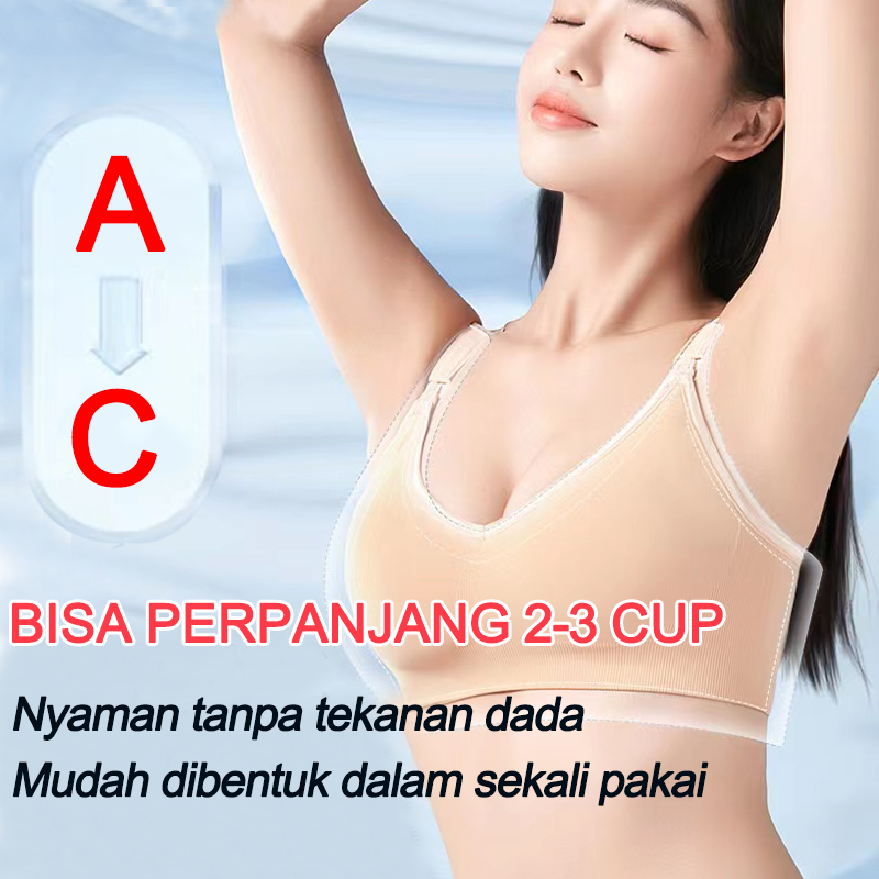 Bra BH Menyusui 2pcs Seamless Jumbo Kancing Depan Tanpa Kawat 937