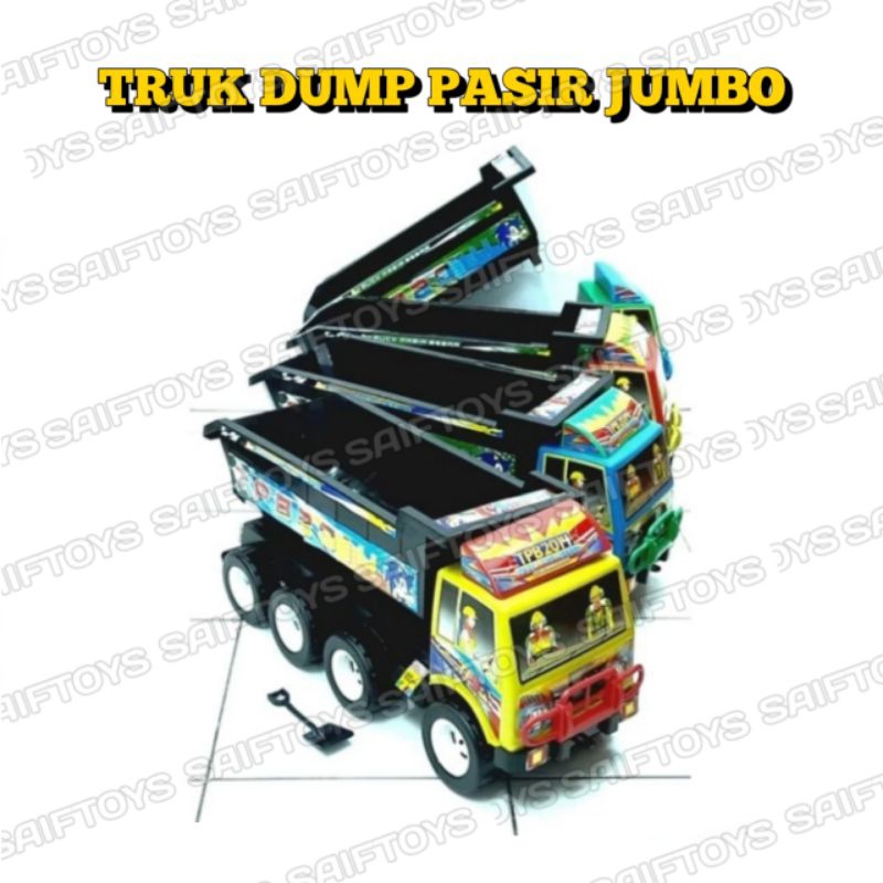 Mainan Anak Truk Dump Pasir Jumbo / Mainan Truk Dump Pasir / Mainan Truk Pasir Jumbo