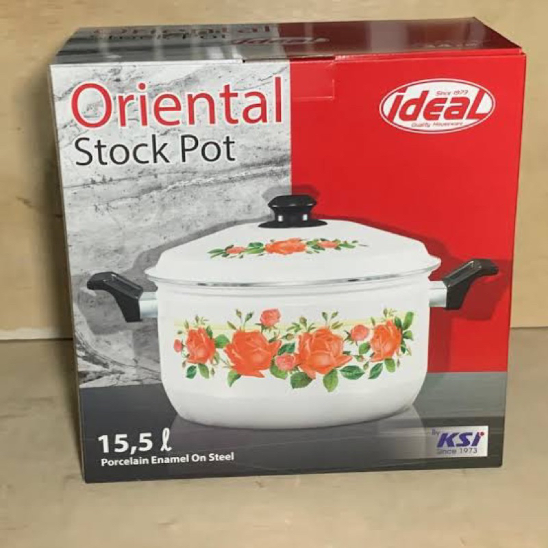 STOCKPOT IDEAL ENAMEL 34cm (15,5L)