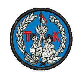 Badge/Bet Sekolah TK Bordir Komputer