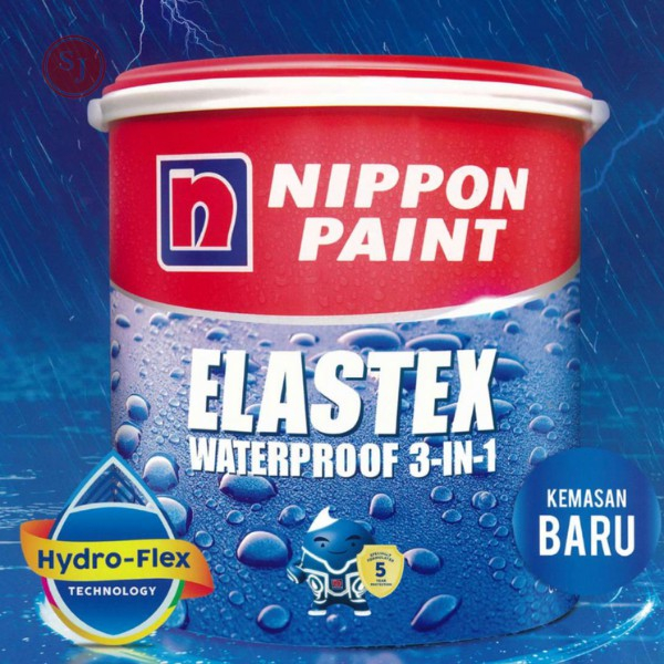 Cat Plapis Kedap Air Nippon Paint Waterproofing 1kg - 07 Water Blue
