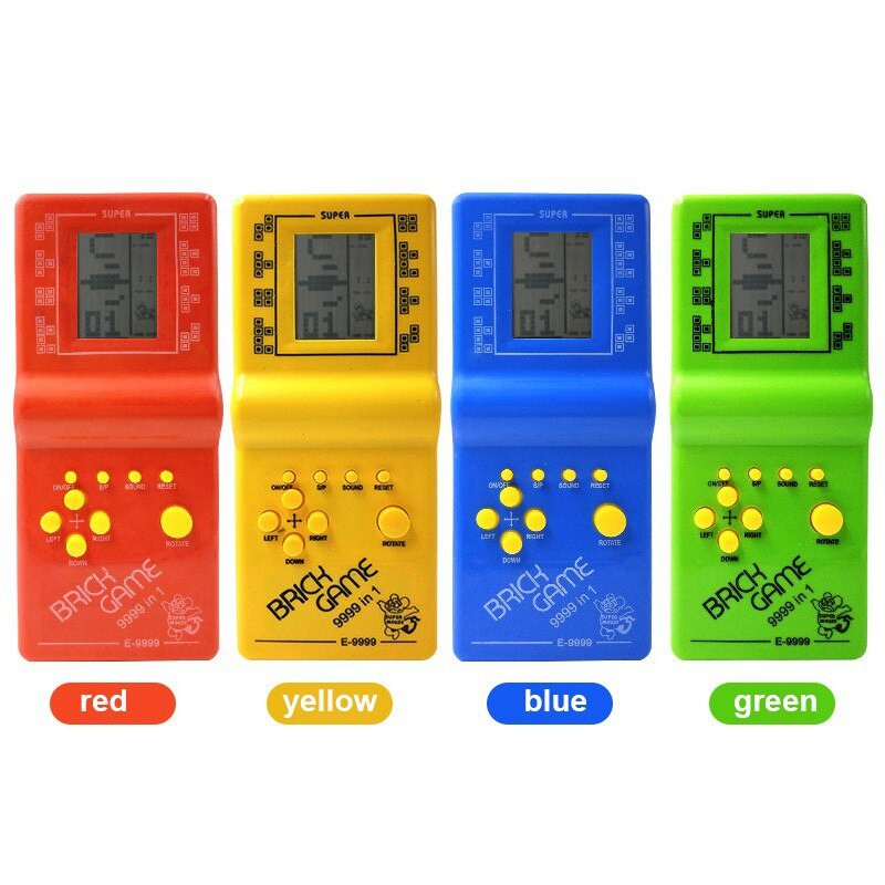 [GROSIR] MAINAN ANAK GIMBOT BRICK GAME PAD LCD POP STATION GEMBOT TETRIS GAMEBOY