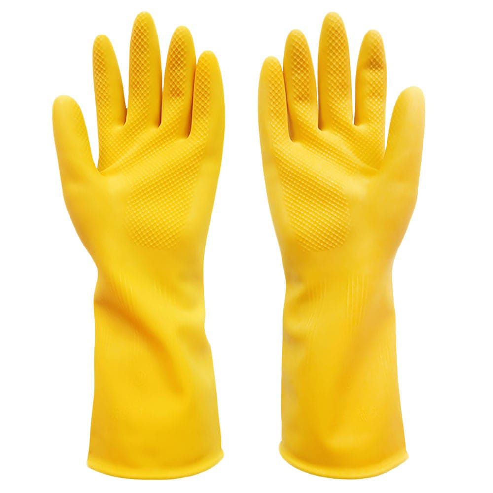 [GROSIR] CELEMEK ALAS SARUNG PELINDUNG TANGAN CUCI PIRING KARET RUBBER GLOVES ANTI SLIP SERBAGUNA