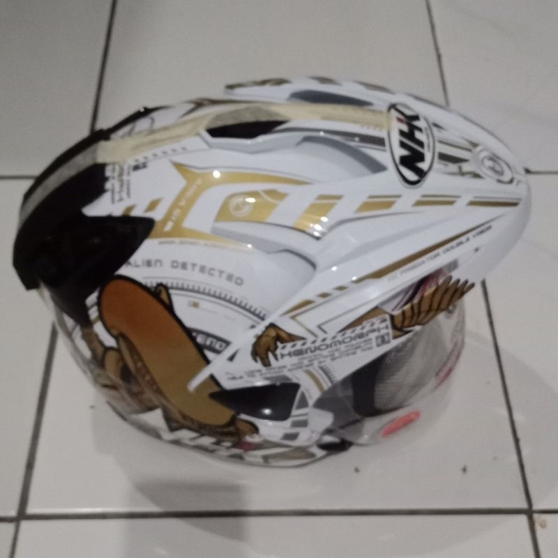 Helm NHK Predator Motif single visor helm nhk motif single visor helm motif single visor