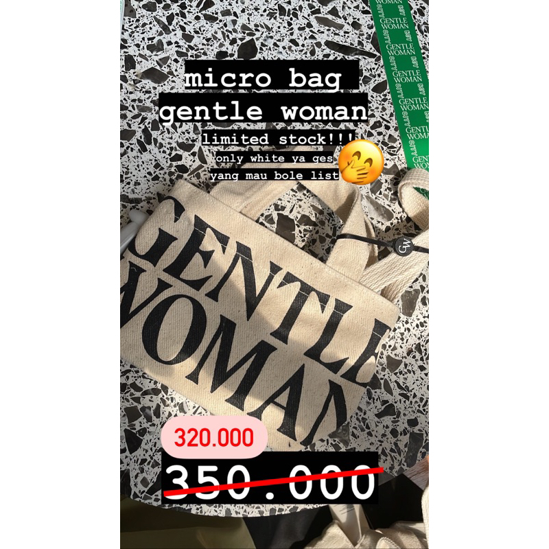 gentle woman micro bag