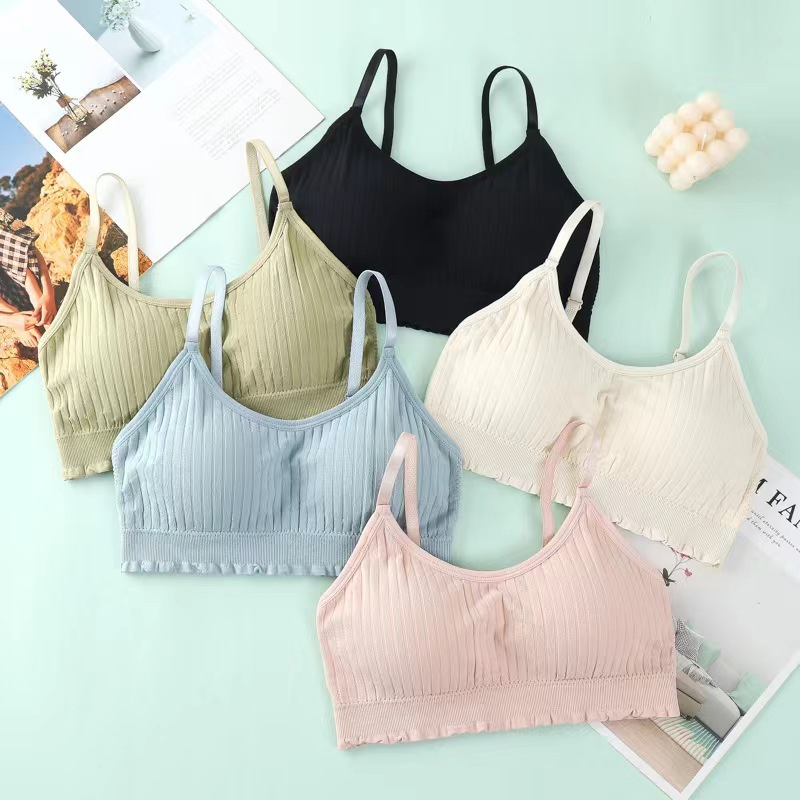 Korean Women Spot Bra Lightly Padded Tanpa Kawat 2311