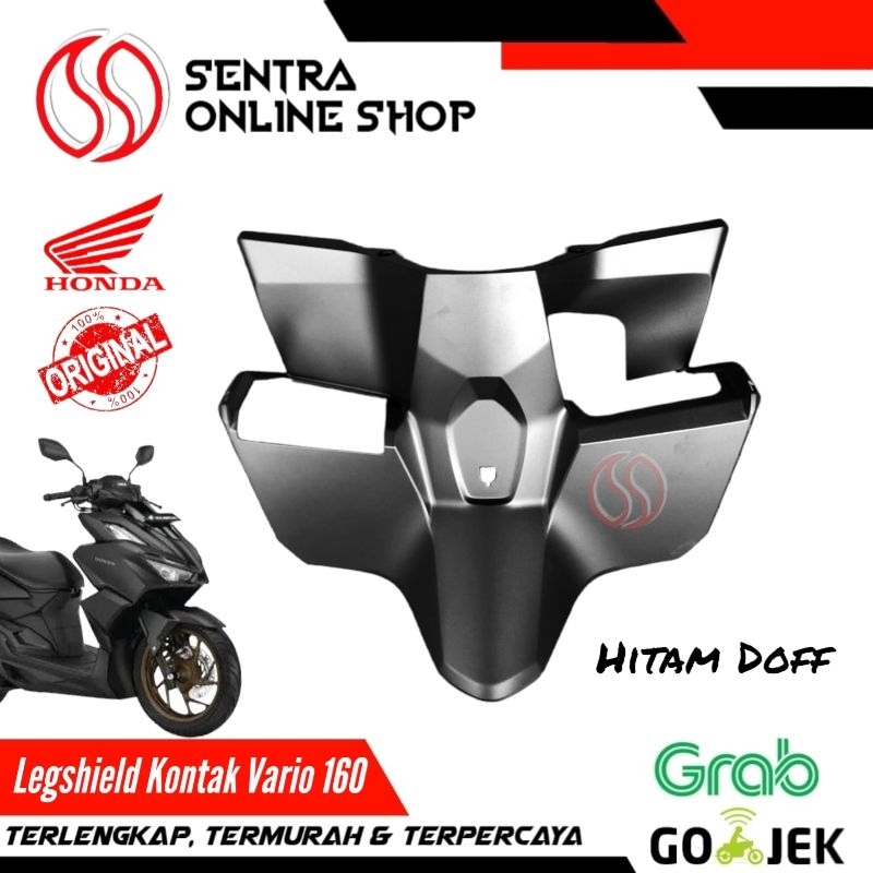 Cover inner upper legsil legshield kontak vario 160 hitam doff dop original