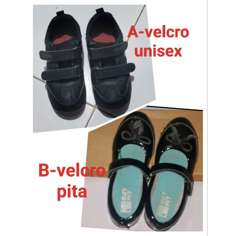 SEPATU SEKOLAH HITAM OSHKOSH TOEZONE  LAKI LAKI PEREMPUAN PRELOVED